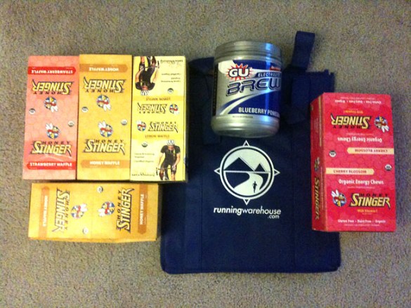 Stocking up thanks to Running Warehouse.