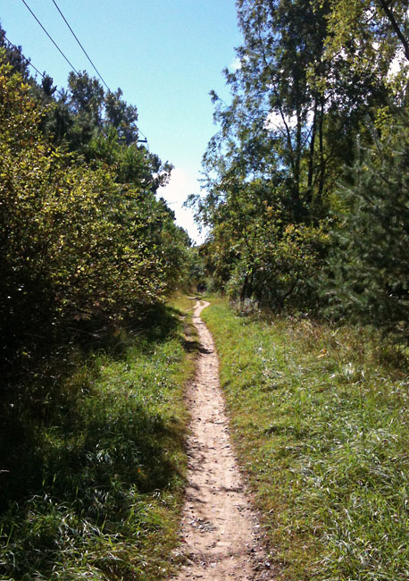 Just off the Paint Creek Trail