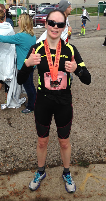 I'm officially a marathoner!