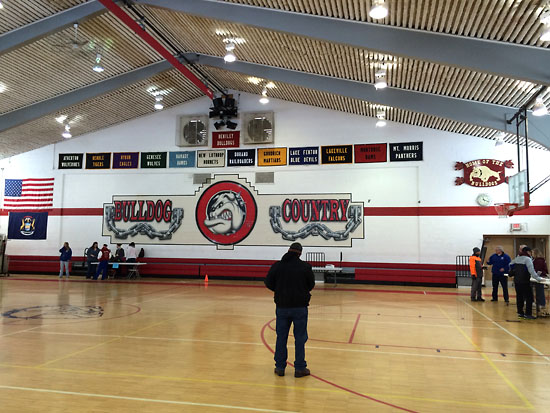 Bentley High School's gym