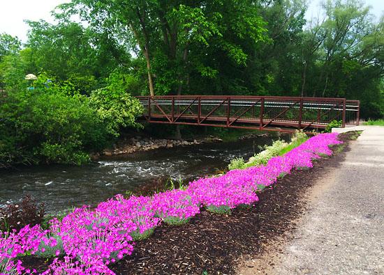 Rochester Municipal Park in Rochester, MI on National Running Day.