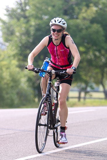 I look much happier in the picture than I actually felt!