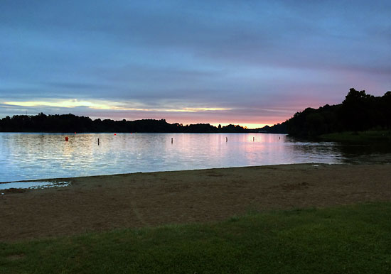 An awesome view of Kent Lake.