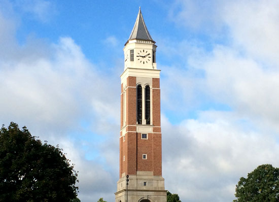 OU's new carillon tower.