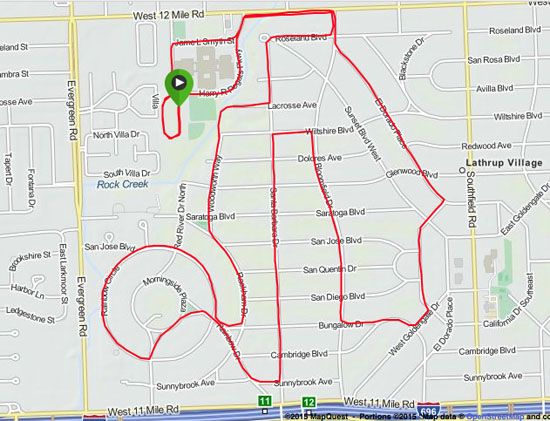 The 10K route