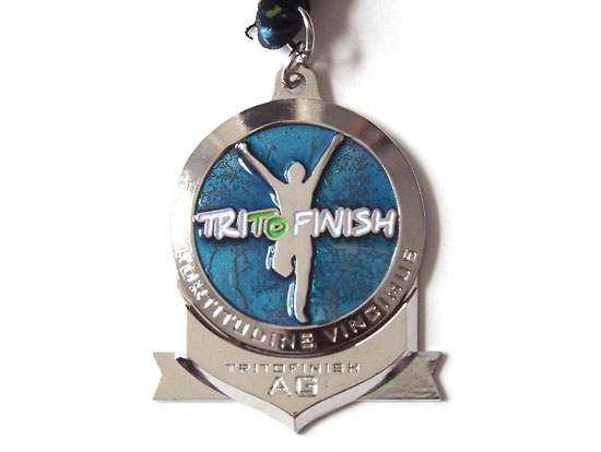 The age group award attached to the medal.