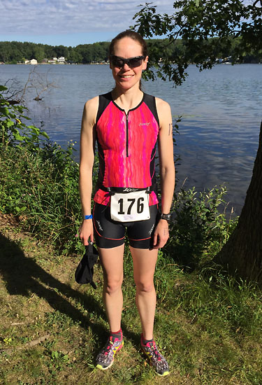 Faking a smile even though I felt miserable!