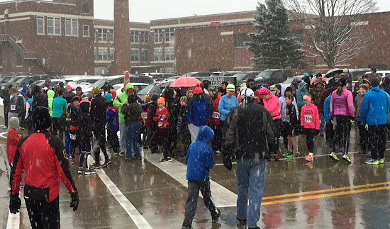 One positive is that the streets were just wet.