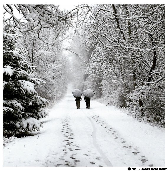 It's hard to believe that it was 60 degrees a few days earlier.