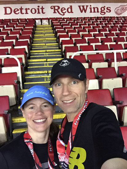 With Matt after the race