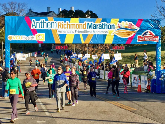 A very helpful downhill finish