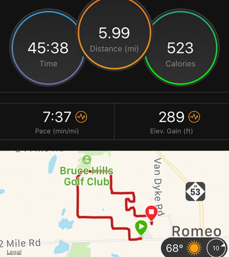 2018-08-30 - romeo peach fest garmin