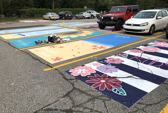 2018-08-30 - romeo peach fest parking