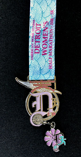 20180916 - detroit womens half medal