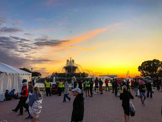 2019-10-13 - chicago marathon fountain