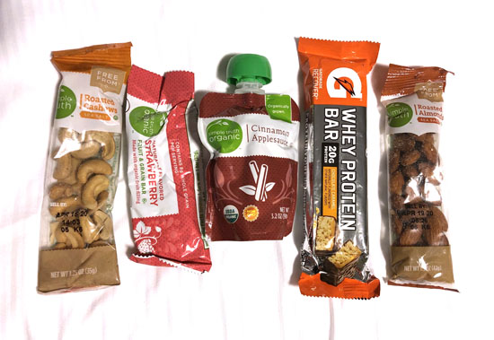 2019-10-13 - chicago marathon snacks